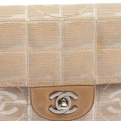 Pre Owned حقيبة شانيل فينتدج ترافيل ليغن إيست/ويست كانفاس بيج بقلاب 