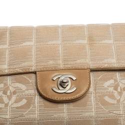 Pre Owned حقيبة شانيل فينتدج ترافيل ليغن إيست/ويست كانفاس بيج بقلاب 