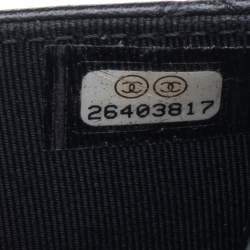 Pre Owned Chanel Black Quilted Lambskin Leather Classic Wallet on Chain