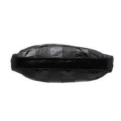 Pre Owned Chanel Black Patent Leather CC Chain Bag