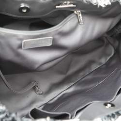 مملوكة مسبقًا Chanel Grey Quilted Vinyl and Tweed Funny Patchwork Tote