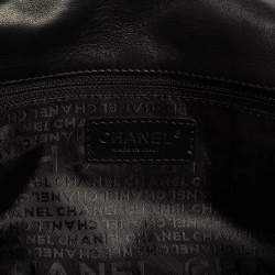 Pre Owned Chanel Black Chain Quilted Leather Single Flap Bag
