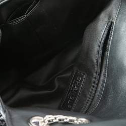 Pre Owned Chanel Black/White Sequins Reissue Shoulder Bag