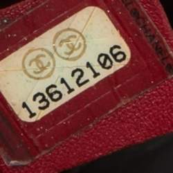 Pre Owned Chanel Grey Crinkled Leather Ultra Stitch Classic Flap Bag