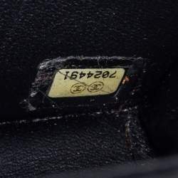 مملوكة مسبقًا حقيبة شانيل رانواي 2001 جلد كاميليا مزخرف باللؤلؤ وتويد أسود بقلاب