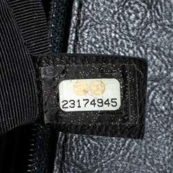 Pre Owned حقيبة شانيل قلاب بوي متوسطة نيو سلسلة مغزولة جلد مبطنة أسود 