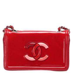 Chanel Lipstick Flap Bag Patent Vinyl Small at 1stDibs  chanel lipstick  purse, lipstick bag chanel, chanel lipstick clutch