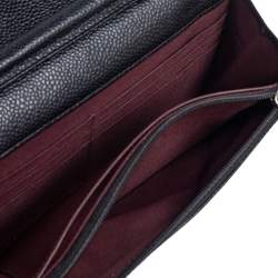 Pre Owned محفظة بسلسلة شانيل كلاسيكية جلد وردية فاتحة