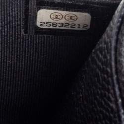 Pre Owned محفظة بسلسلة شانيل كلاسيكية جلد وردية فاتحة