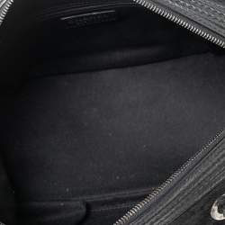 Pre Owned Chanel Black Quilted Leather and Calfhair Fringe Paris Dallas Bag