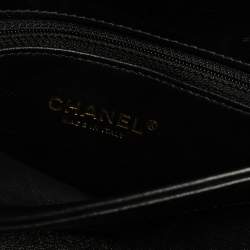 Pre Owned Chanel Black Quilted Leather Small Trendy CC Flap Top Handle Bag