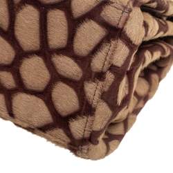 مملوك ة مسبقًا حقيبة شانيل "اكورديون" جلد و قماش مجدول وردي و أبيض