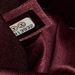 مملوكة مسبقًا حقيبة شانيل غولدن كلاس جلد مبطن أزرق كحلي بقلاب 