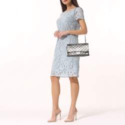 Pre Owned Chanel Metallic Grey Quilted Leather Reissue 2.55 Classic 226 Flap Bag