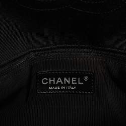 Pre Owned Chanel Multicolor Quilted Tweed and Fabric Trim Accordion Flap Shoulder Bag
