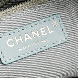Pre Owned Chanel Tricolor Quilted Leather Belt Bag