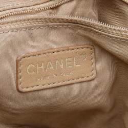 Pre Owned Chanel Gold Quilted Leather Ca D'Oro Tote