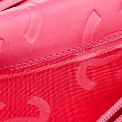 Pre Owned Chanel Black Quilted Leather and Patent Leather Cambon Ligne Yen Long Wallet