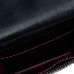 Pre Owned Chanel Black Quilted Leather Classic Square Mini Flap Bag