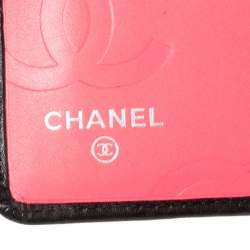 Chanel Black Quilted Leather Cambon Ligne Bifold Wallet