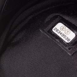 مملوكة مسبقًا Chanel Black Quilted Caviar Leather Boy Large O-Case Zip Pouch