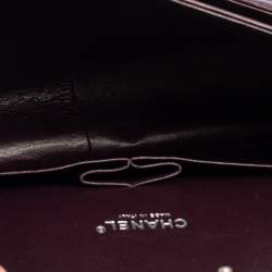 مملوكة مسبقًا Chanel Dark Purple Quilted Lambskin Leather Maxi Classic Double Flap Bag