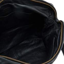 مملوكة مسبقًا حقيبة كاميرا شانيل فينتدج جلد مبطن أسود بشراشيب