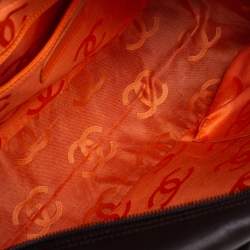 Pre Owned حقيبة شانيل كامبون ليغن باولر جلد مبطن بني/بيج