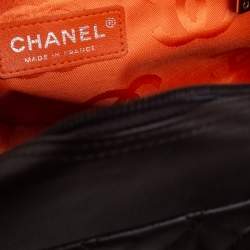 Pre Owned حقيبة شانيل كامبون ليغن باولر جلد مبطن بني/بيج