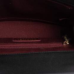 Pre Owned Chanel Black Caviar Leather Small Business Affinity Flap Shoulder Bag