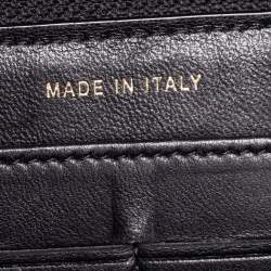 مملوكة مسبقًا محفظة كونتينيتال شانيل بوي لد أسود مبطن بسحاب محيط