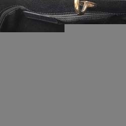 Pre Owned حقيبة يد توتس شانيل غراند شوبر جلد كافيار مبطن أسود