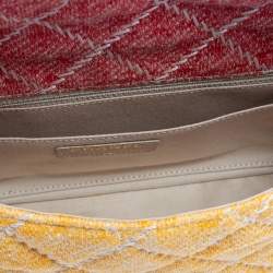 مملوكة مسبقًا Chanel Multicolor Jersey Ultimate Stitch Medium Classic Single Flap Bag