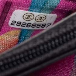 Pre Owned Chanel Black Quilted Wild Stitch Leather WOC Bag