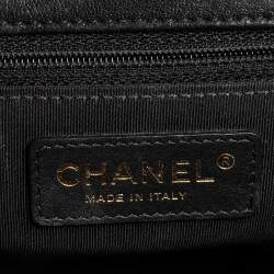 مملوكة مسبقًا Chanel Black Chevron Leather Mademoiselle Vintage Flap Bag