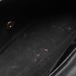 مملوكة مسبقًا Chanel Black Chevron Leather Mademoiselle Vintage Flap Bag