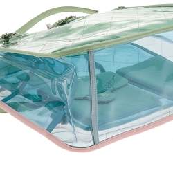 Pre Owned Chanel Multicolor Quilted PVC And Leather Large Coco Splash Tote Bag