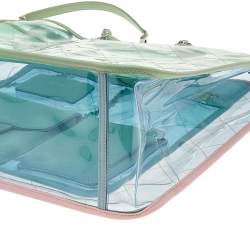 Pre Owned Chanel Multicolor Quilted PVC And Leather Large Coco Splash Tote Bag