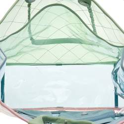 Pre Owned Chanel Multicolor Quilted PVC And Leather Large Coco Splash Tote Bag