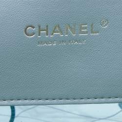 Pre Owned Chanel Multicolor Quilted PVC And Leather Large Coco Splash Tote Bag