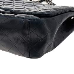 مملوكة مسبقًا Chanel Black Quilted Leather Maxi Classic Single Flap Bag