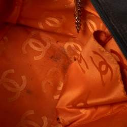 Pre Owned Chanel Brown/Beige Quilted Leather Cambon Ligne Bowler Bag