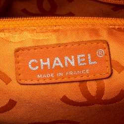 Pre Owned Chanel Brown/Beige Quilted Leather Cambon Ligne Bowler Bag