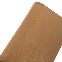 Chanel Beige Caviar Leather CC Cambon Wallet