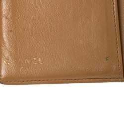 Chanel Beige Caviar Leather CC Cambon Wallet