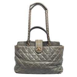 Hermes Birkin 30 Togo Grasphalt/Blue Nuit handbag silver metal