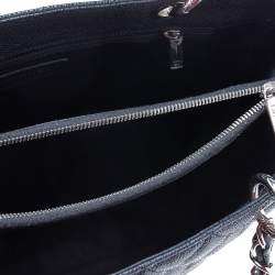 مملوكة مسبقًا Chanel Black Quilted Caviar Leather Grand Shopper Tote