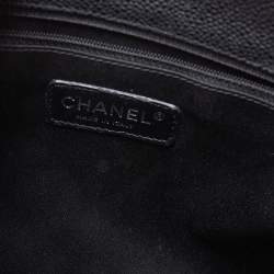 مملوكة مسبقًا Chanel Black Quilted Caviar Leather Grand Shopper Tote
