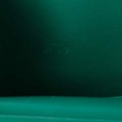 Pre Owned Chanel Green Quilted Leather Boy Wallet on Chain