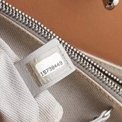 مملوكة مسبقًا حقيبة يد توتس شانيل شوبر جلد مبطن بيج سي سي